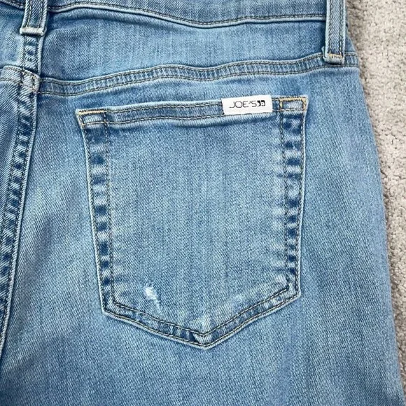 Joe’s Jeans Boyfriend Slim Ankle Size 28 (30x28) Manila Wash Ripped Distressed - Picture 8 of 16